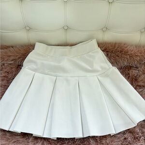 Lioness White Mini Skater Skirt